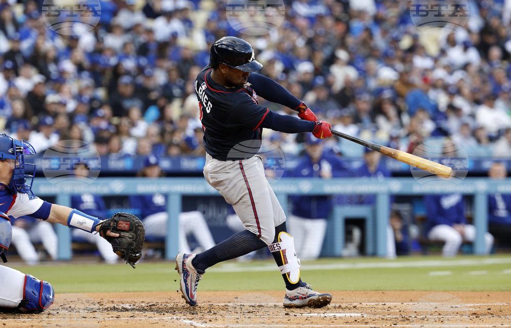 Braves Dodgers Baseball