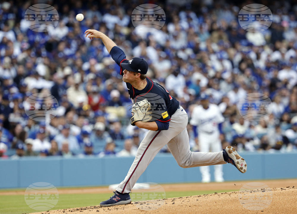 Braves Dodgers Baseball