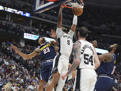 Spurs Nuggets Basketball