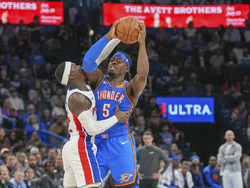 Pistons Thunder Basketball