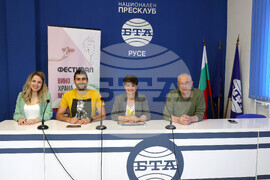 Национален пресклуб на БТА-Русе - фестивал "Винофрения" - пресконференция