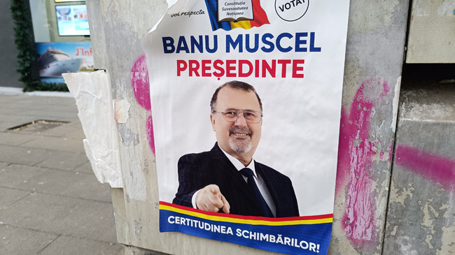 Independent Presidential Candidate John-Ion Banu-Muscel Votes for Change in Current Political Class