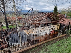 Село Георги Дамяново - изгоряло заведение