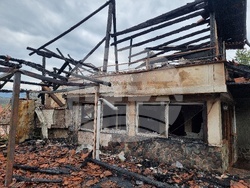 Село Георги Дамяново - изгоряло заведение