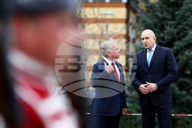 Румен Радев - крал Абдула Втори - посрещане