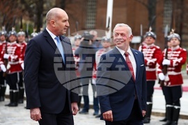 Румен Радев - крал Абдула Втори - посрещане