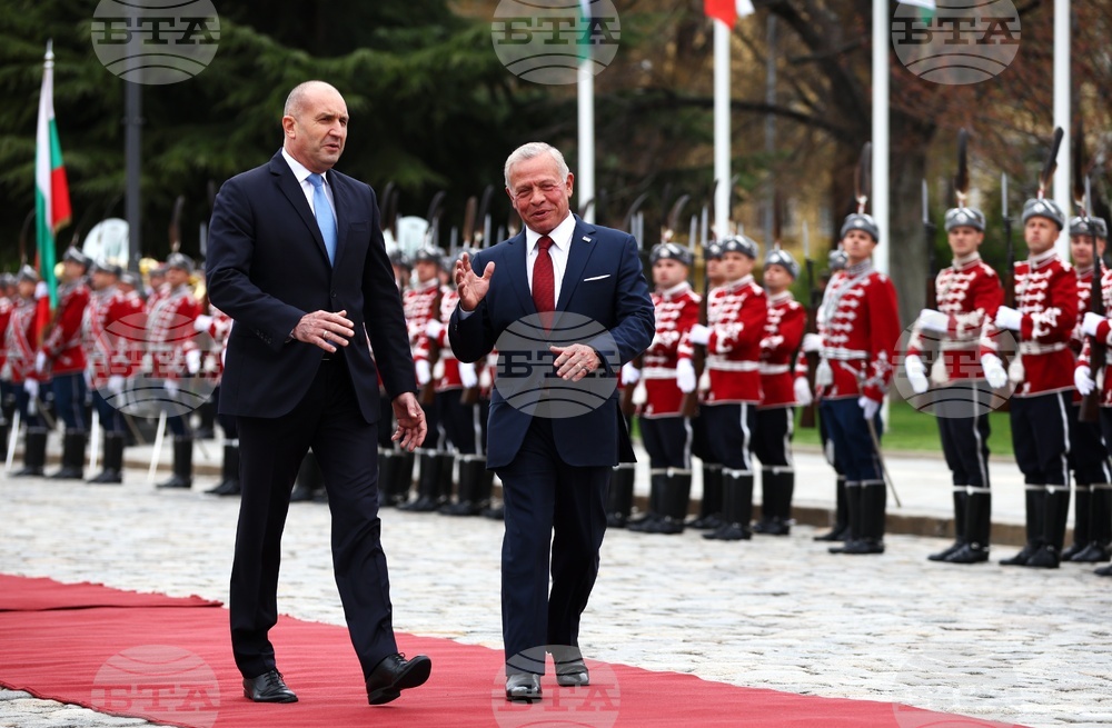 Румен Радев - крал Абдула Втори - посрещане