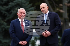 Румен Радев - крал Абдула Втори - посрещане