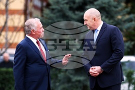 Румен Радев - крал Абдула Втори - посрещане