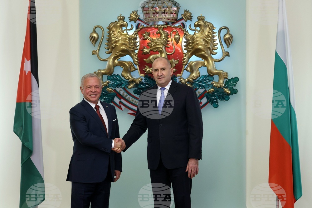 King Abdullah II of Jordan Says Bulgaria Is Pillar of Strength in the Region, Wise Voice in NATO and EU 