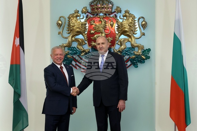King Abdullah II of Jordan Says Bulgaria Is Pillar of Strength in the Region, Wise Voice in NATO and EU 