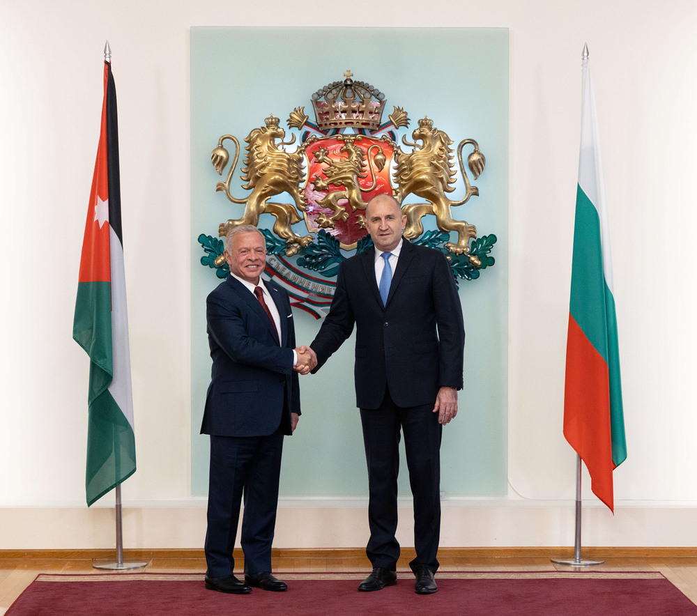 Румен Радев: България и Йордания развиват ползотворно сътрудничество в стратегически сфери, основаващо се на взаимно доверие и прагматичен дух