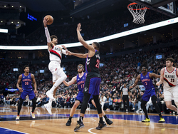 Trail Blazers Raptors Basketball