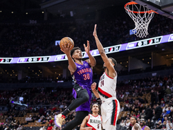 Trail Blazers Raptors Basketball
