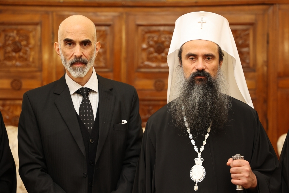 Patriarch Daniil Meets King Abdullah II of Jordan's Chief Advisor for Religious, Cultural Affairs
