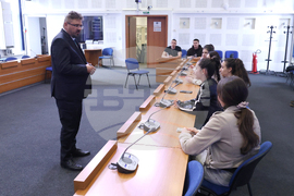 БТА - Кирил Вълчев - възпитаници на Априловската гимназия в Габрово - стаж в агенцията