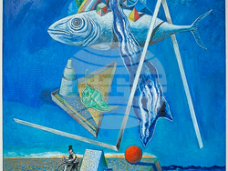 Картина на Стоимен Стоилов. Снимка: Арт галерия Vejdi 