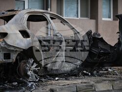 Бургас - изгорели автомобили