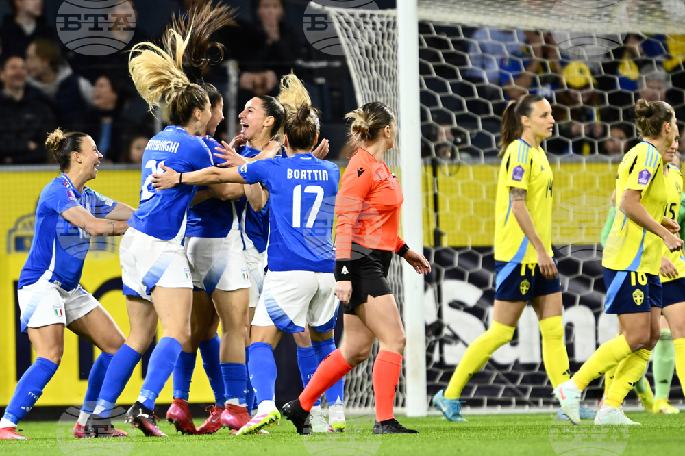 Sweden Italy Women's Nations League Soccer