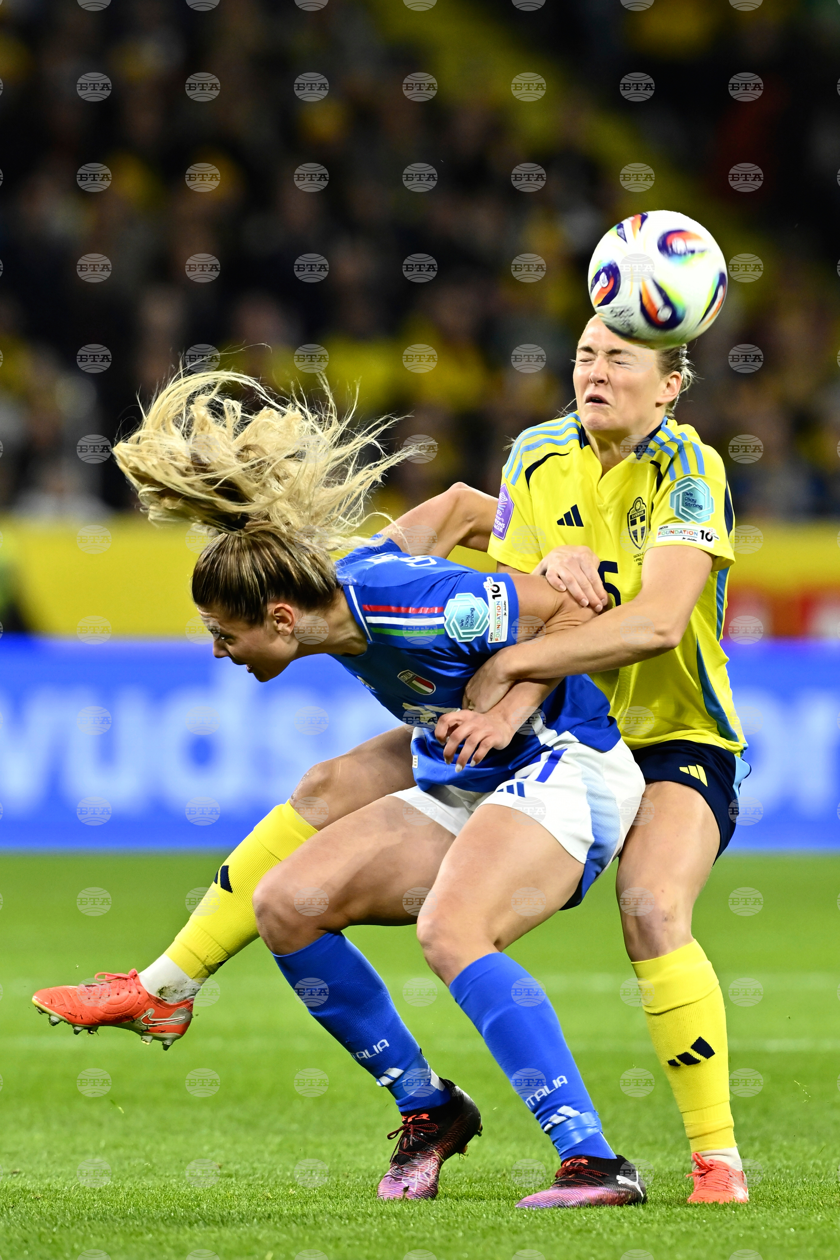 Sweden Italy Women's Nations League Soccer