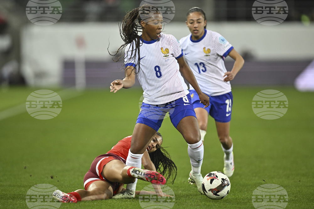 Switzerland France Women's Nations League Soccer