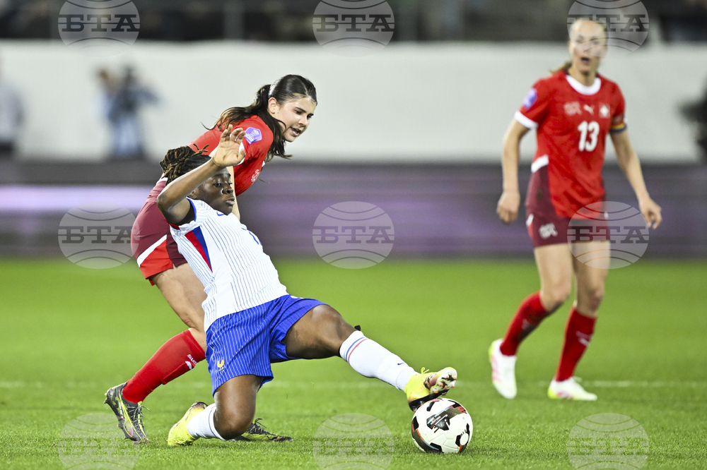 Switzerland France Women's Nations League Soccer