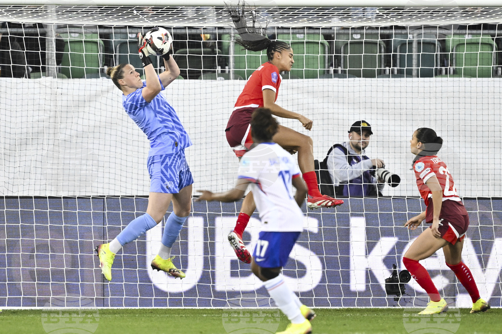 Switzerland France Women's Nations League Soccer