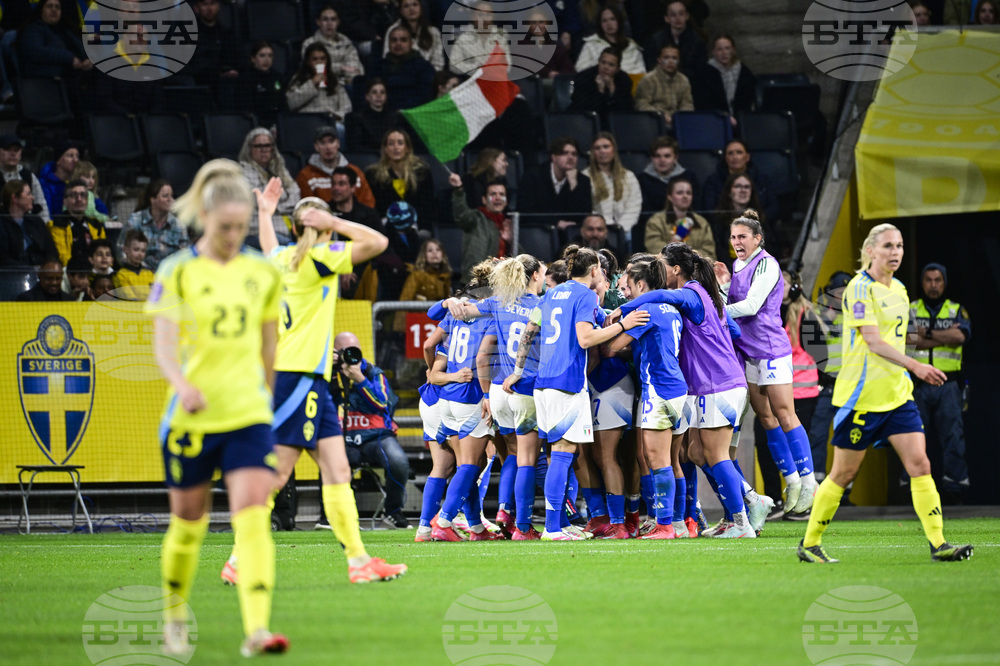 Sweden Italy Women's Nations League Soccer