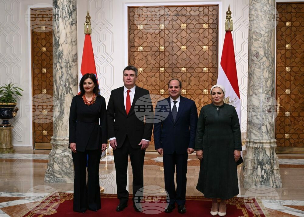 Хърватският президент предлага на египетския си колега опита на Хърватия в туризма, продуктите, свързани с отбраната и достъп до пристанищата