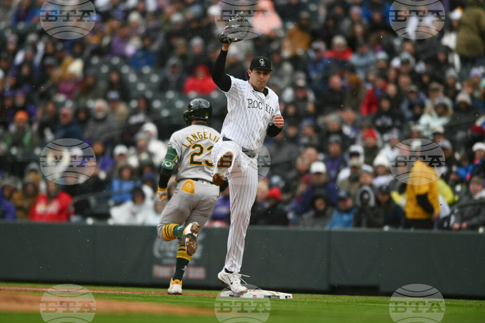 Athletics Rockies Baseball