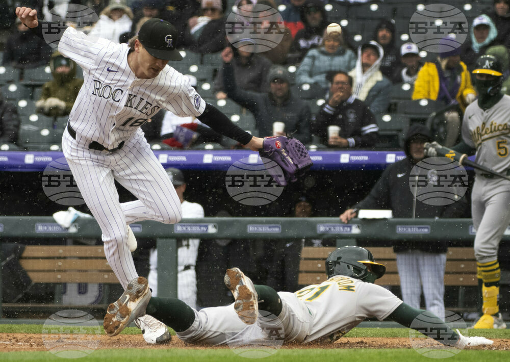 Athletics Rockies Baseball