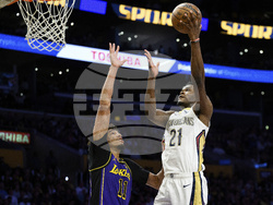 Pelicans Lakers Basketball