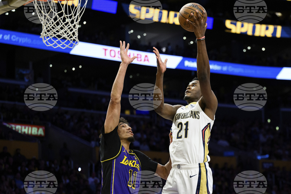 Pelicans Lakers Basketball