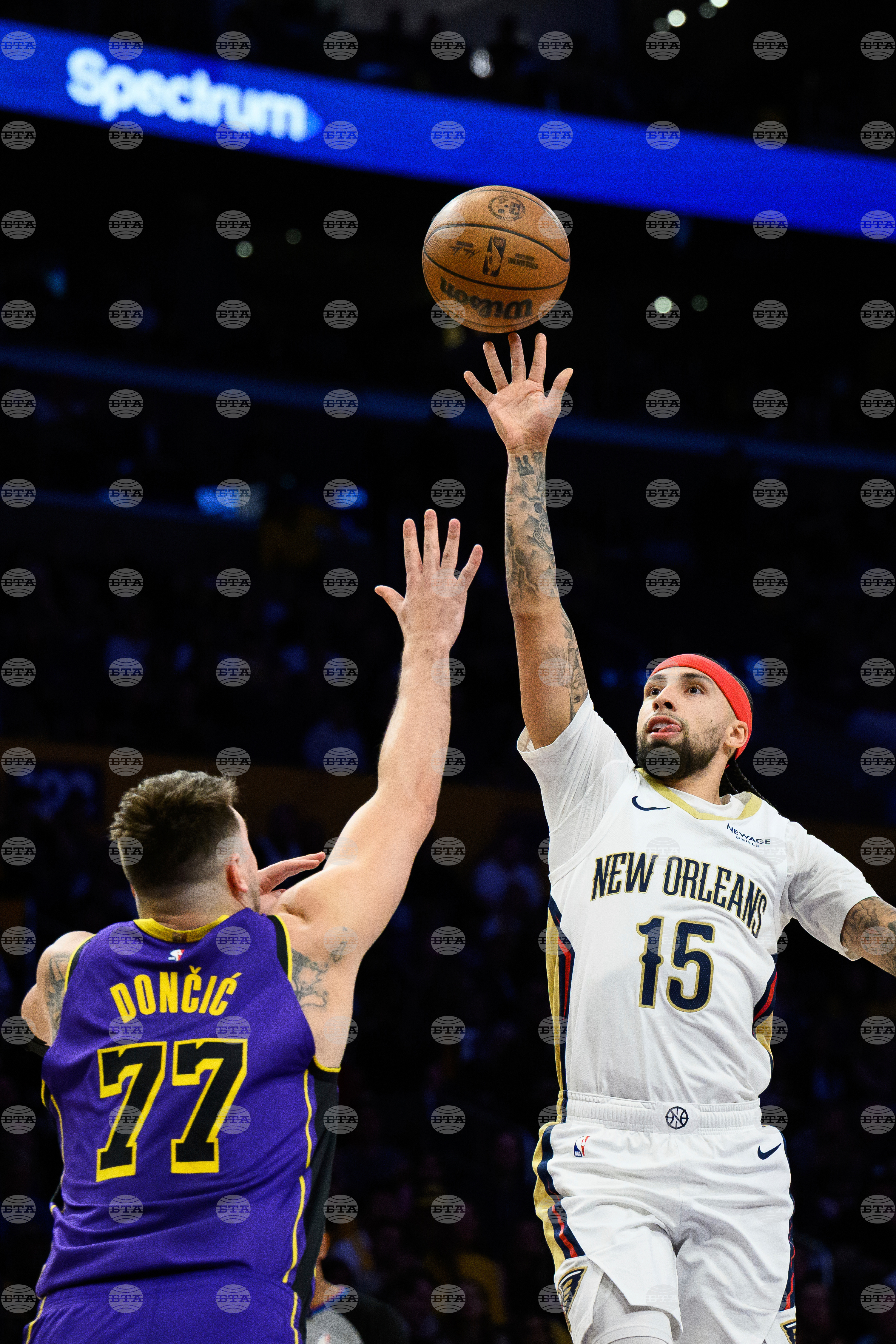 Pelicans Lakers Basketball