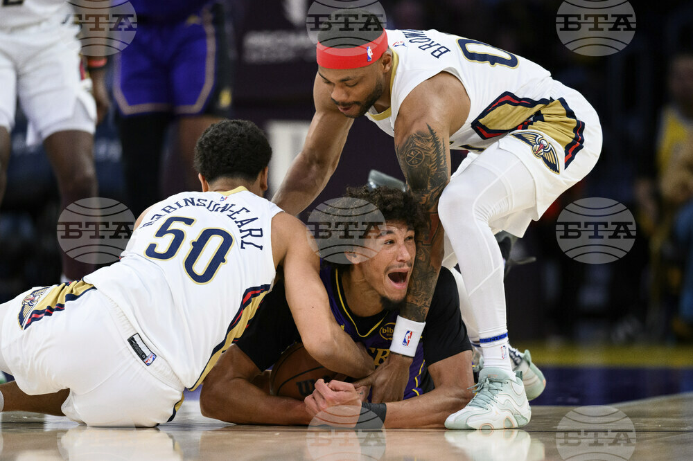 Pelicans Lakers Basketball