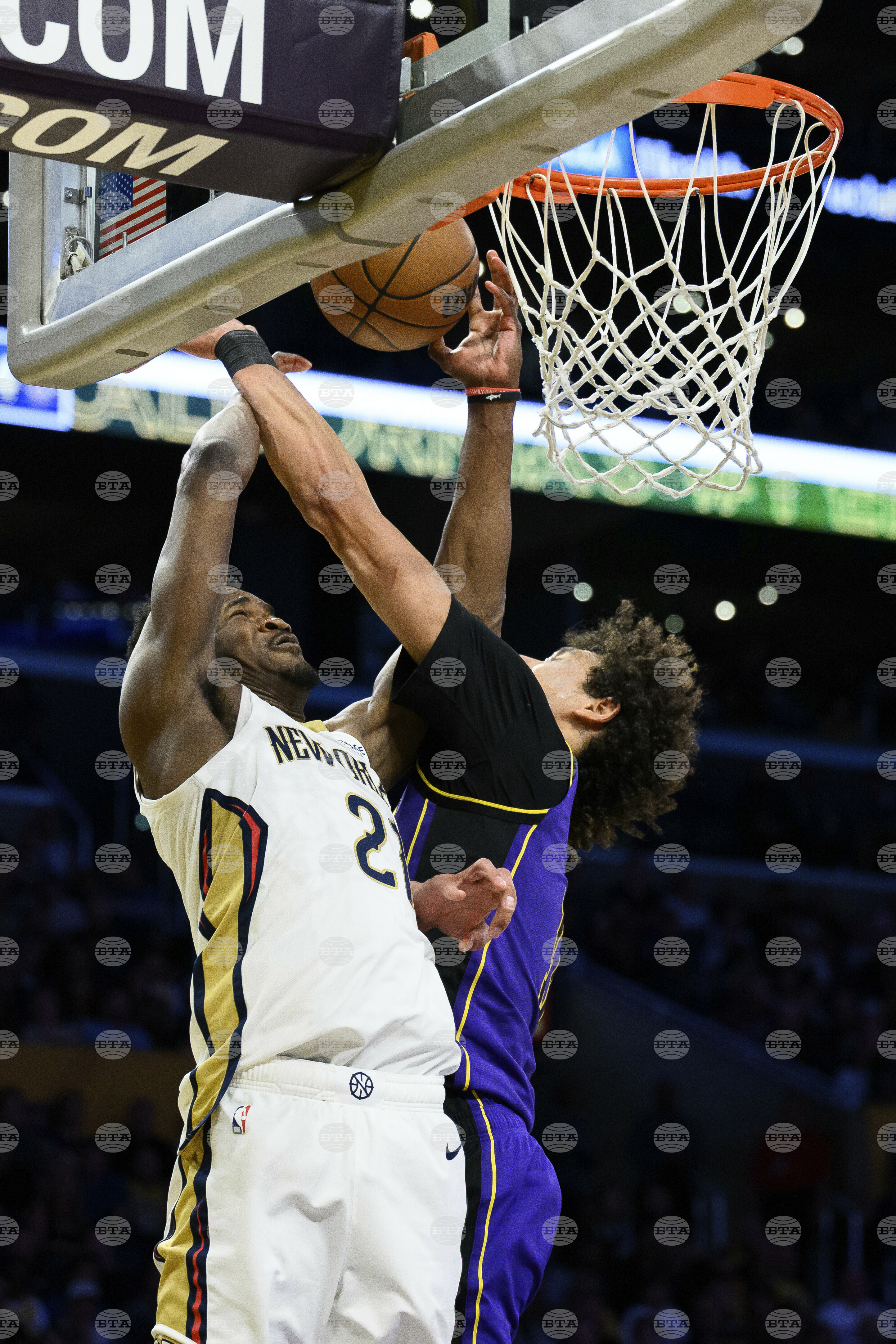 Pelicans Lakers Basketball