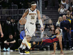 Nuggets Warriors Basketball