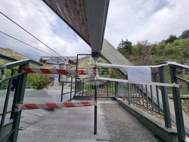  Сливен - инцидент - въжена линия