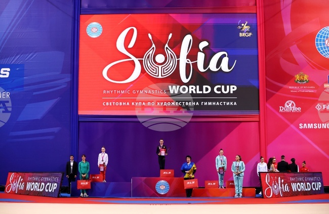 Световна купа по художествена гимнастика - индивидуални състезателки - награждаване