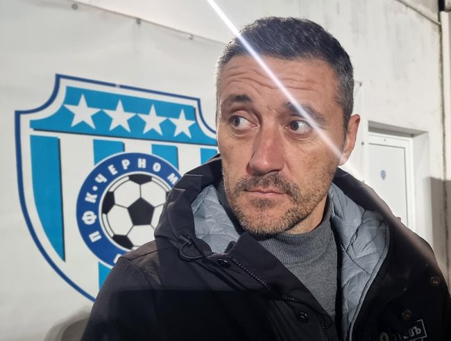 "Едната точка е добра за нас", каза треньорът на Ботев Пловдив Душан Керкез след равенството с Черно море