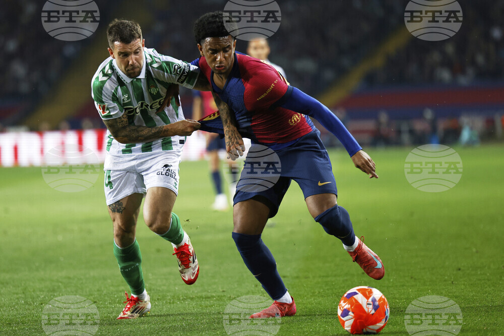 Левият защитник на Барселона Алехандро Балде има мускулна контузия на лявото бедро, под въпрос е до края на сезона