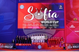 Световна купа по художествена гимнастика - ансамбли - награждаване