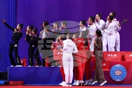 Световна купа по художествена гимнастика - ансамбли - награждаване