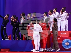 Световна купа по художествена гимнастика - ансамбли - награждаване