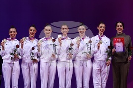 Световна купа по художествена гимнастика - ансамбли - награждаване