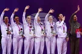 Световна купа по художествена гимнастика - ансамбли - награждаване