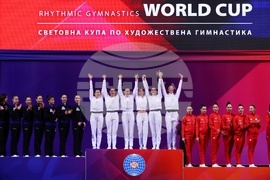 Световна купа по художествена гимнастика - ансамбли - награждаване