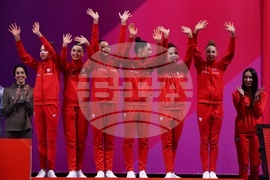 Световна купа по художествена гимнастика - ансамбли - награждаване