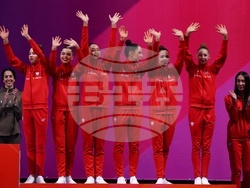 Световна купа по художествена гимнастика - ансамбли - награждаване