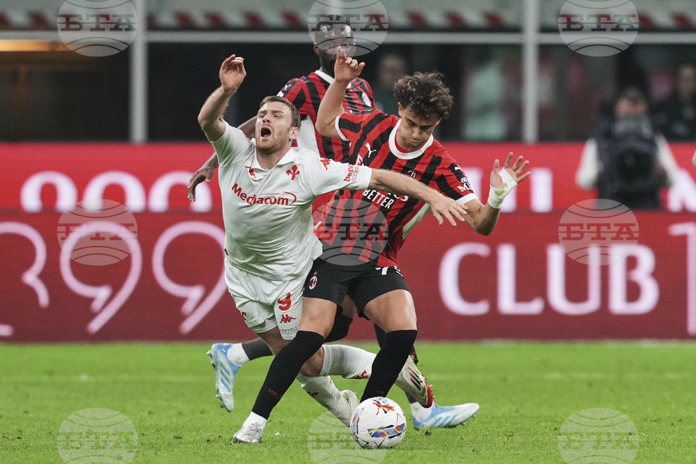 Милан се спаси от домакинско поражение срещу Фиорентина и остава в средата на класирането в Серия А